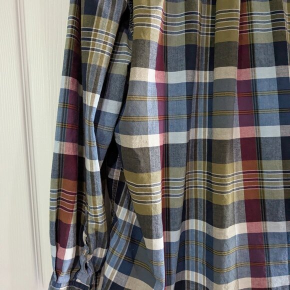 Tommy Hilfiger Men's Button Down Classic Fit Plaid XL Long Sleeve, Project Piece - Picture 12 of 16